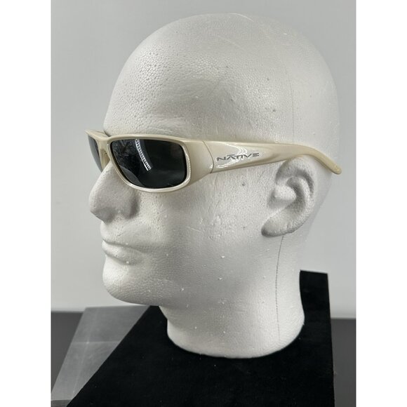 Native Triumph Sunglasses Polarized color Pear Reflex Used See Scratches (C8-09) - Picture 3 of 16